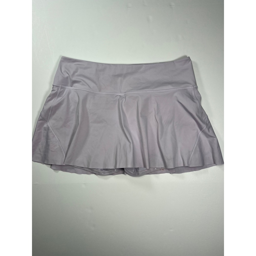 Athleta Ace Tennis Skort Women XL Lavender 13.5 Inch Active Pockets Gorpcore Gym